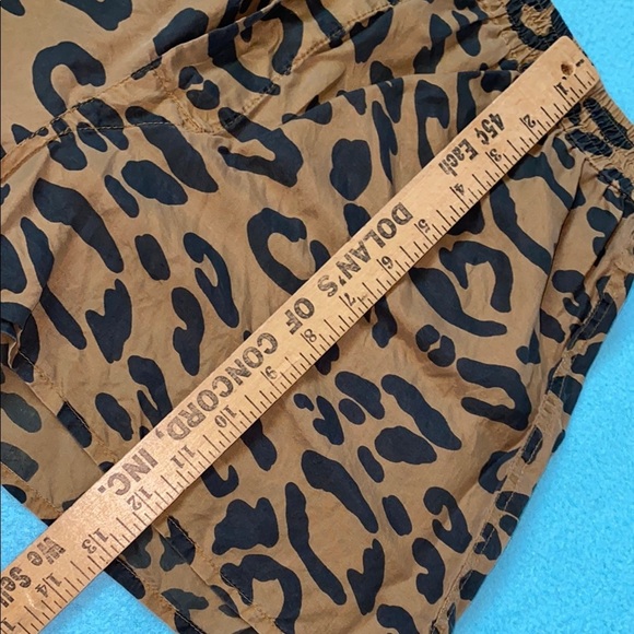 PERRY ELLIS silk cheetah print boxers button fly elastic waistband comfy size S - Picture 5 of 10